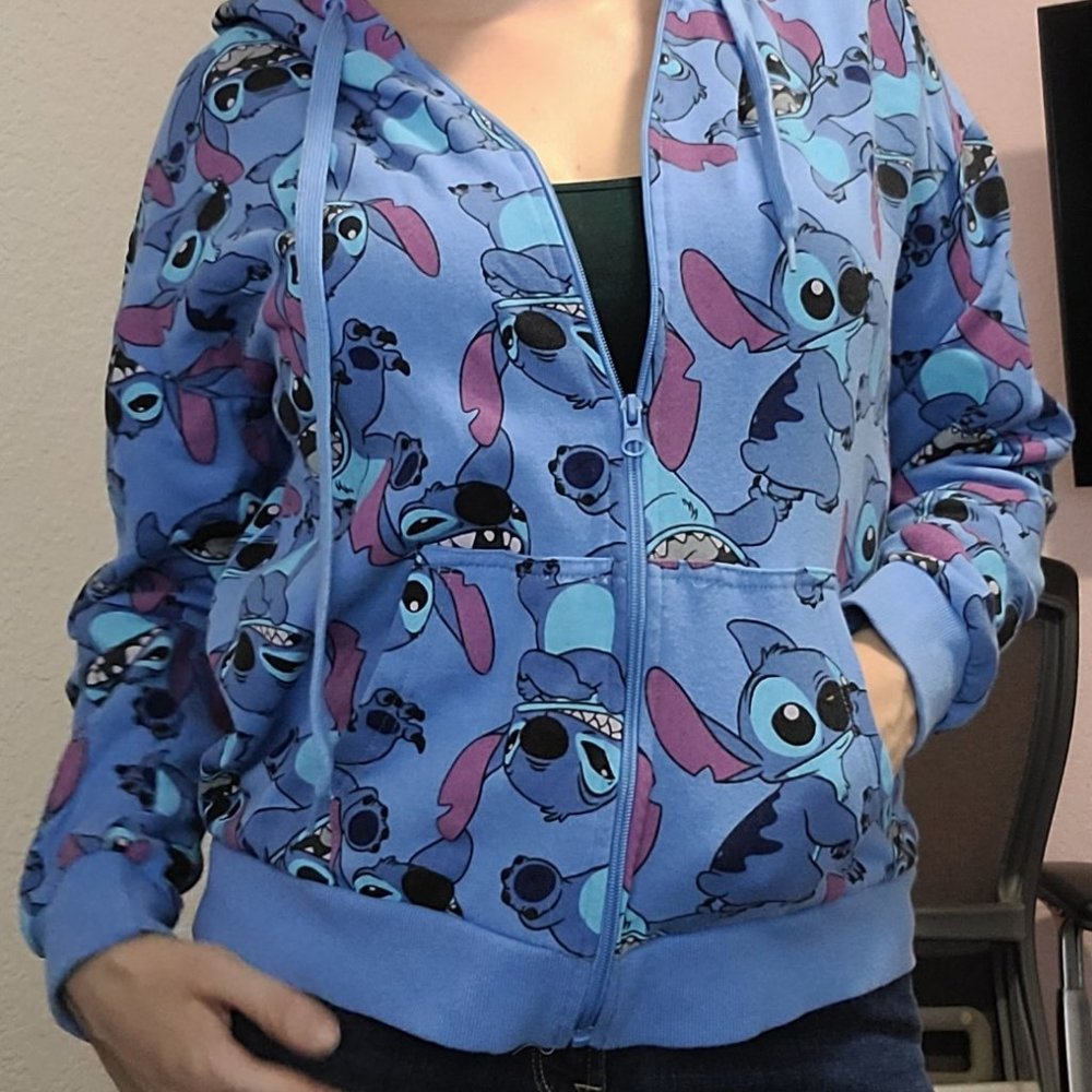 Lilo and Stitch Zip Up Hoodie and T-Shirt
